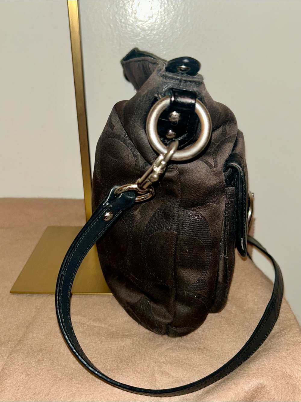 Coach Campbell Signature Crossbody North South Duffle Hobo Y2K - Picture 4 of 11